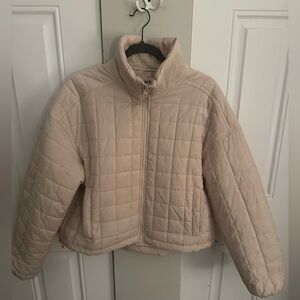 Elodie Crop Jacket Cream Size Medium